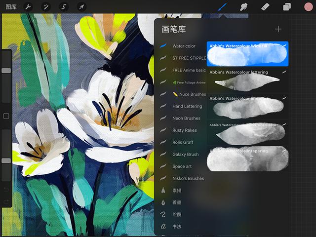 ipad花艺笔刷如何下载? 用ipad画花!