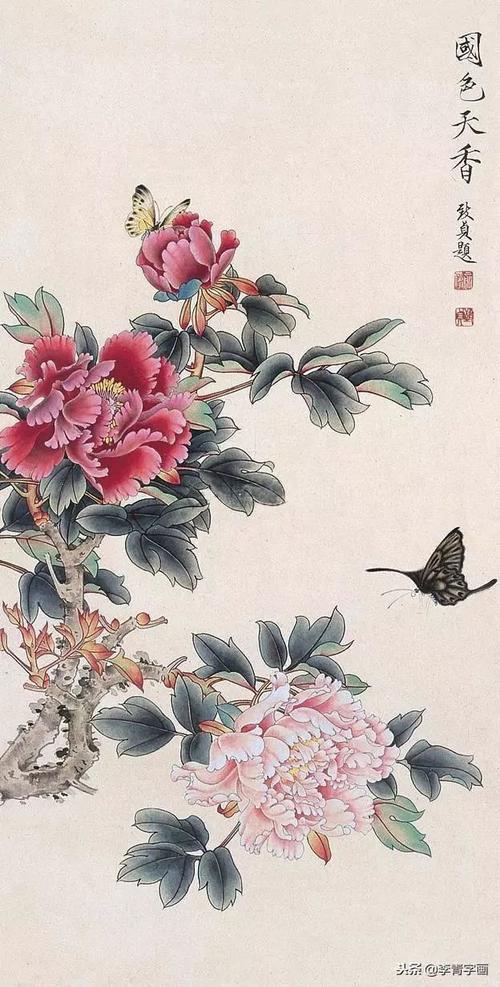 中国工笔花卉画? 中国工笔花卉画家排名!