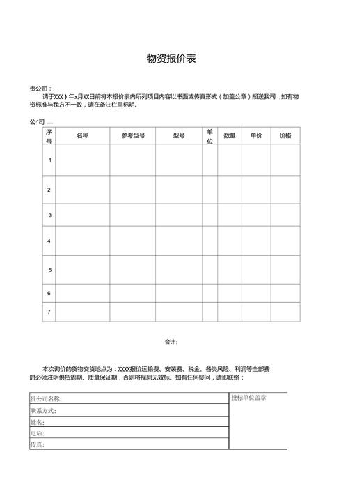 花卉询价函模板? 花卉询价函模板图片!